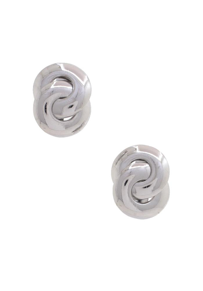 Interlocking Circle Link Earring