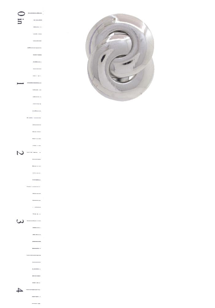 Interlocking Circle Link Earring