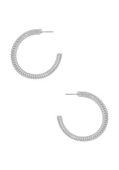 Braided Crescent Earring
