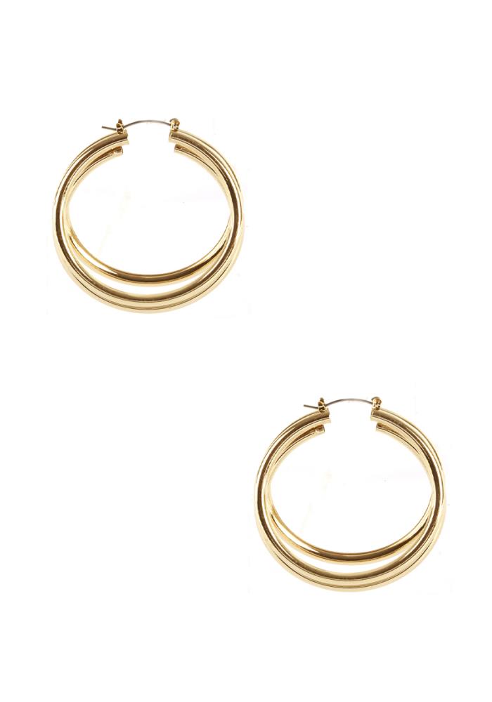 Triple Ring Hoop Earrings