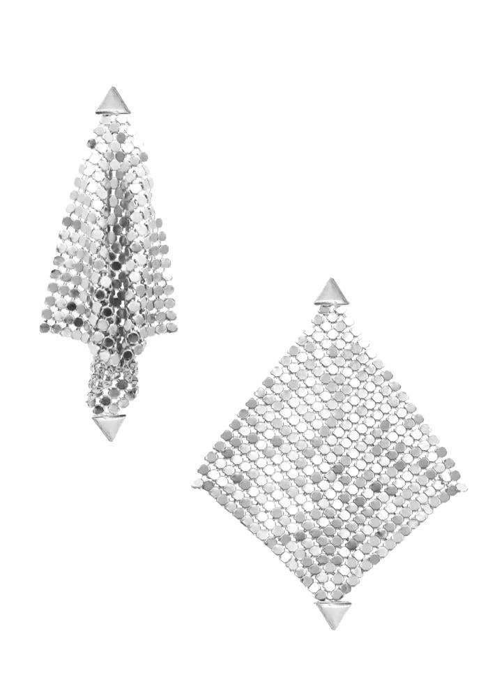 Mesh Metal Earring