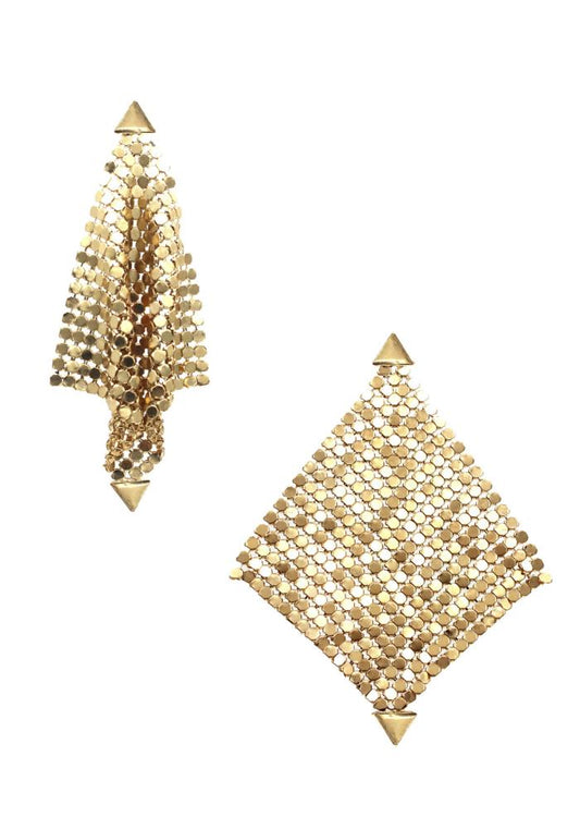 Mesh Metal Earring