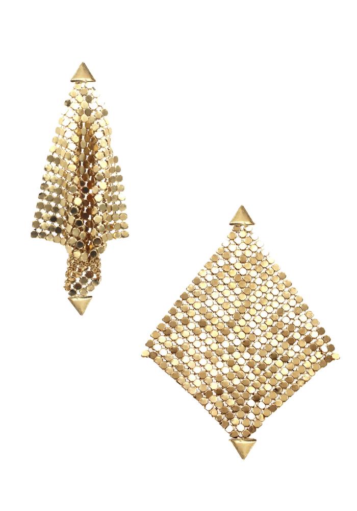 Mesh Metal Earring