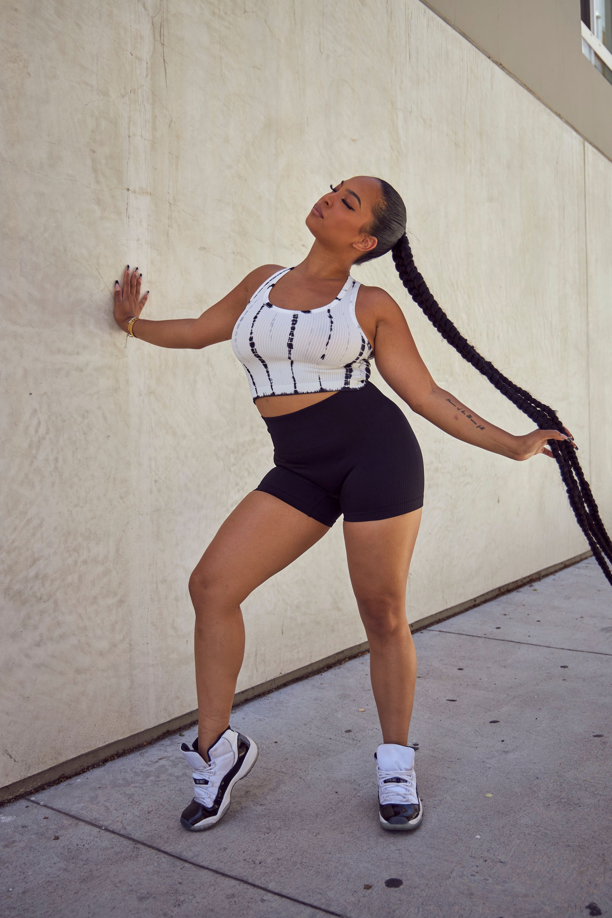 Fitted Ribbed Shorts