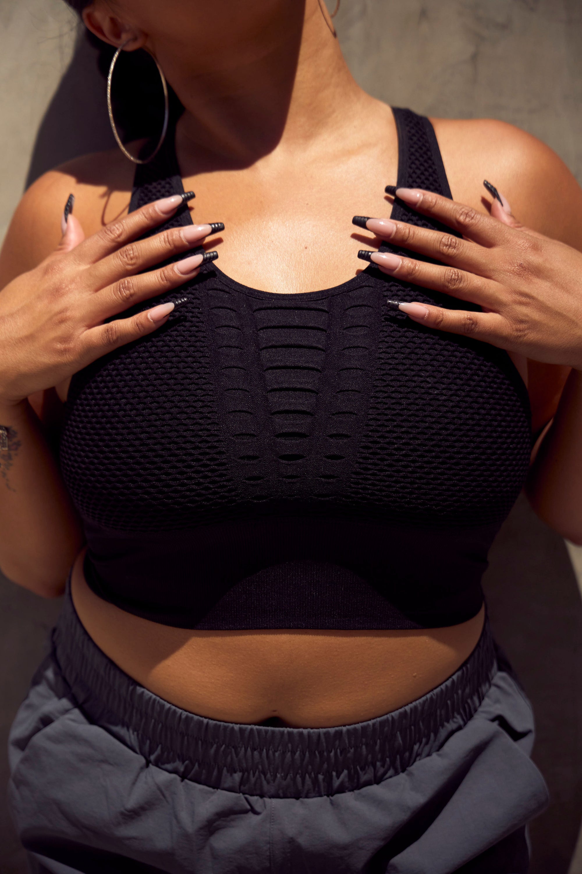 Laser Cut Sports Bra