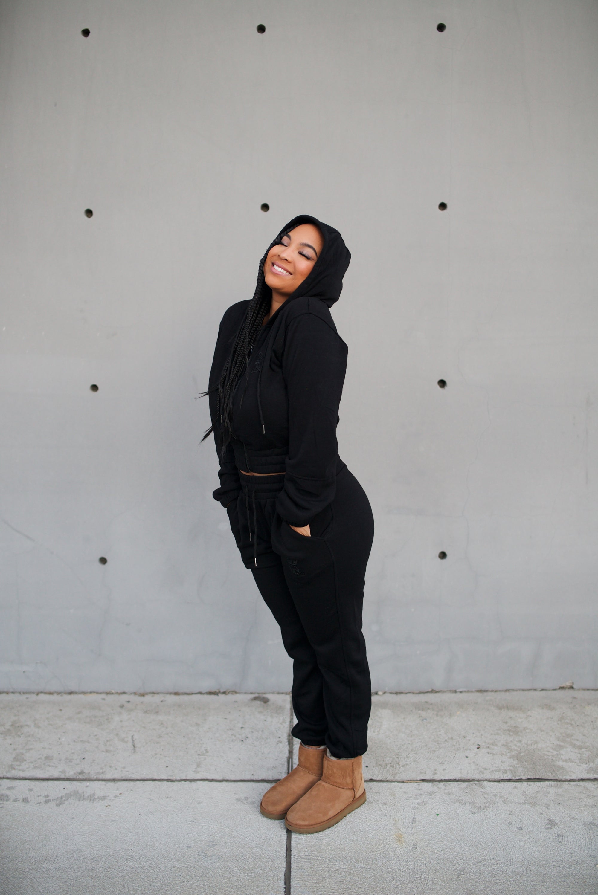 Cozy Logo High Waisted Jogger