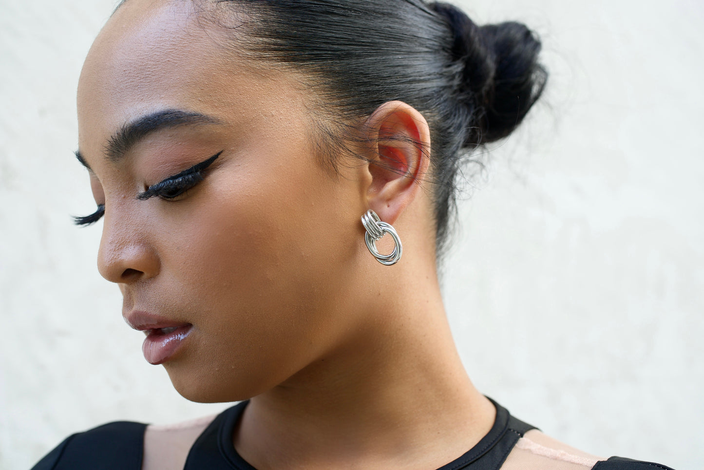 Stacked Drop Earring