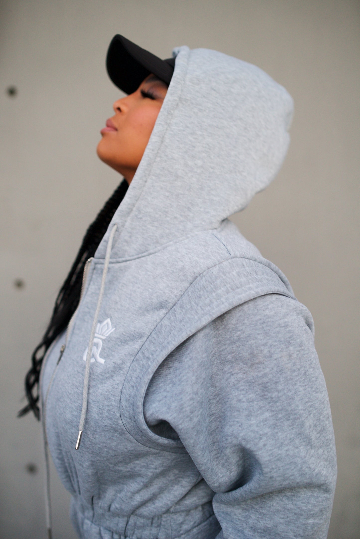 Cozy Logo Sweat Jumpsuit