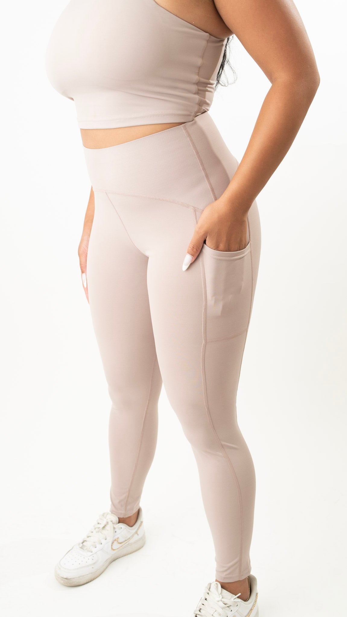 Collegiate Tummy Control High Waist Leggings