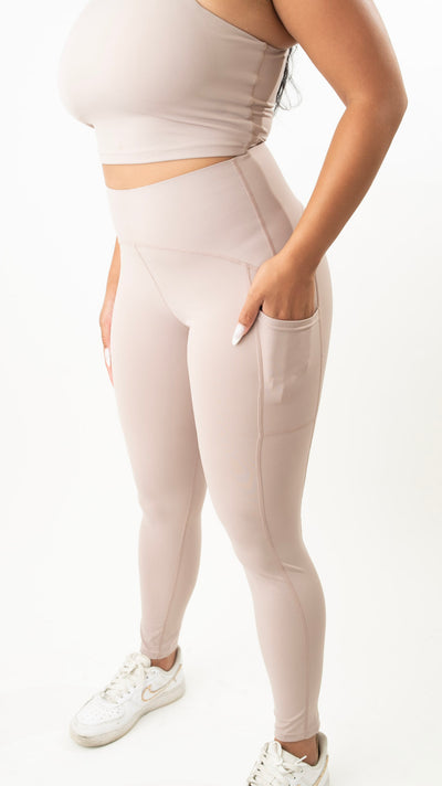 Collegiate Tummy Control High Waist Leggings