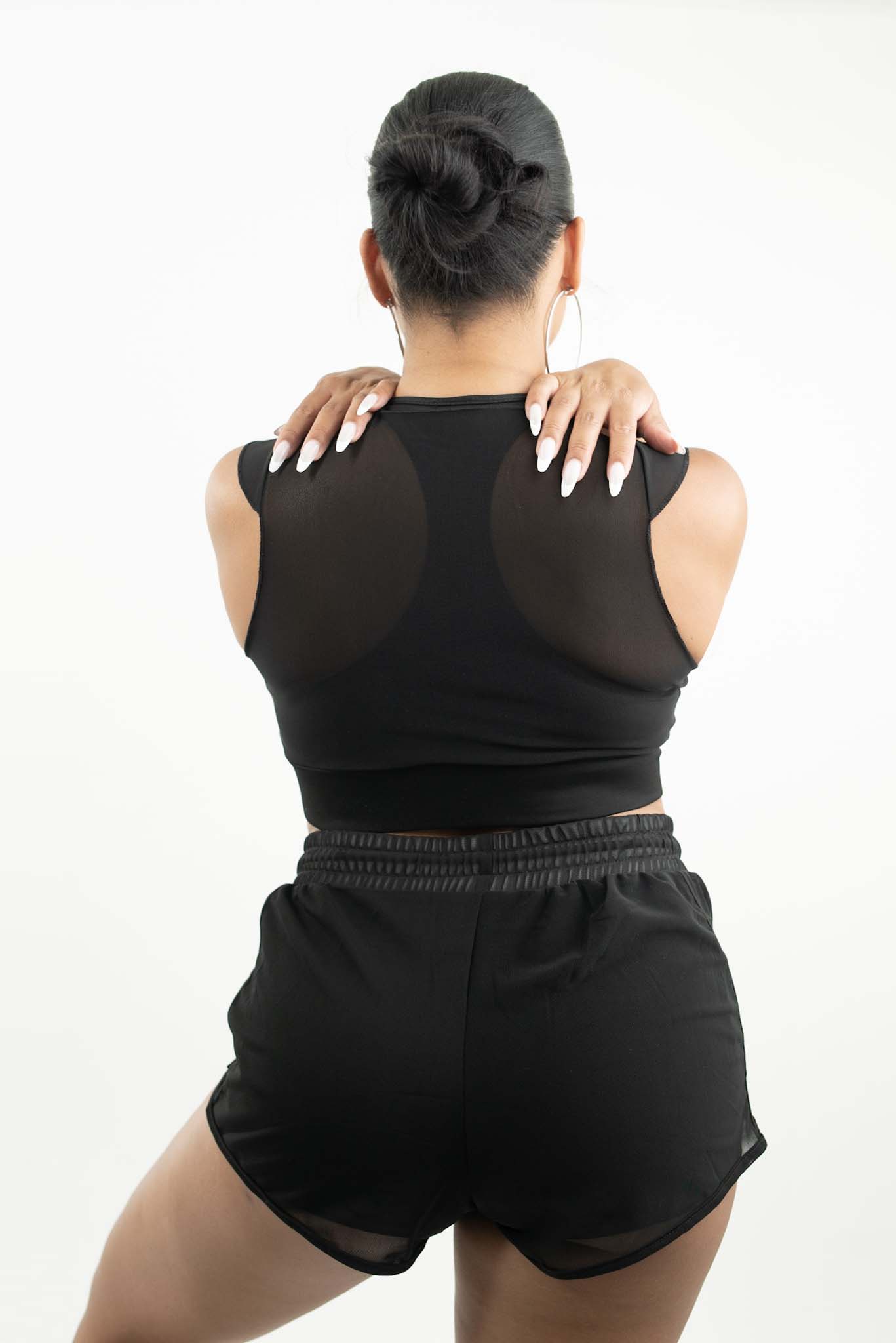 Ivy League Double Layer Mesh Active Bra