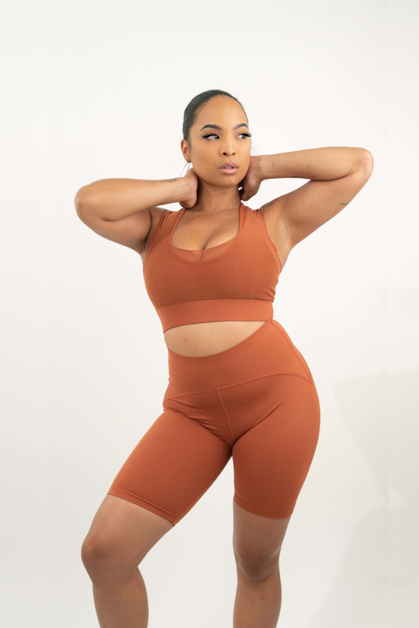 Ivy League Double Layer Mesh Active Bra