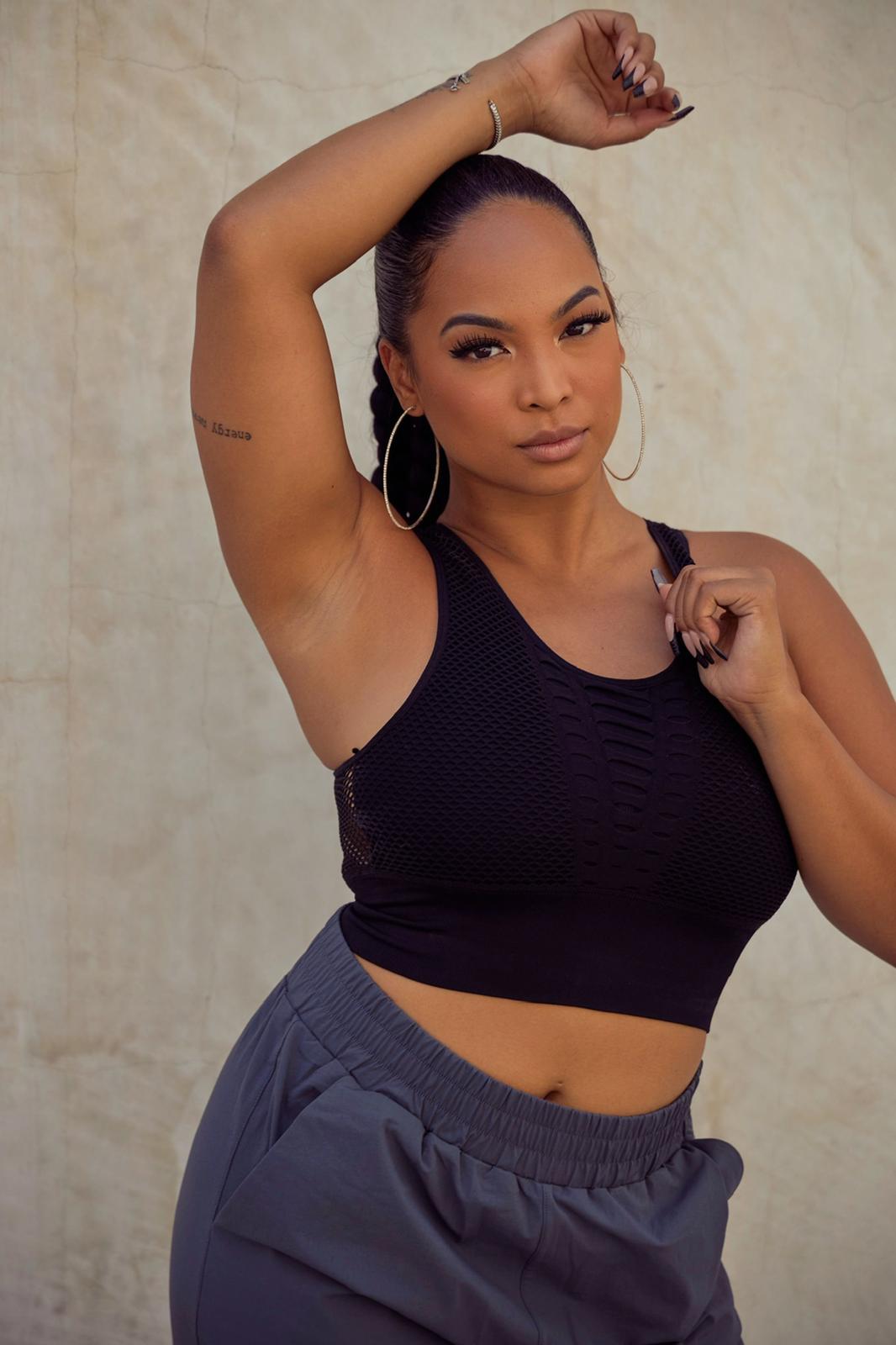 Laser Cut Sports Bra